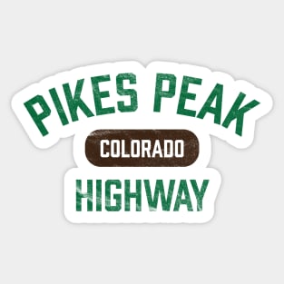 Pikes Peak Highway - Colorado Rocky Mountains Sticker